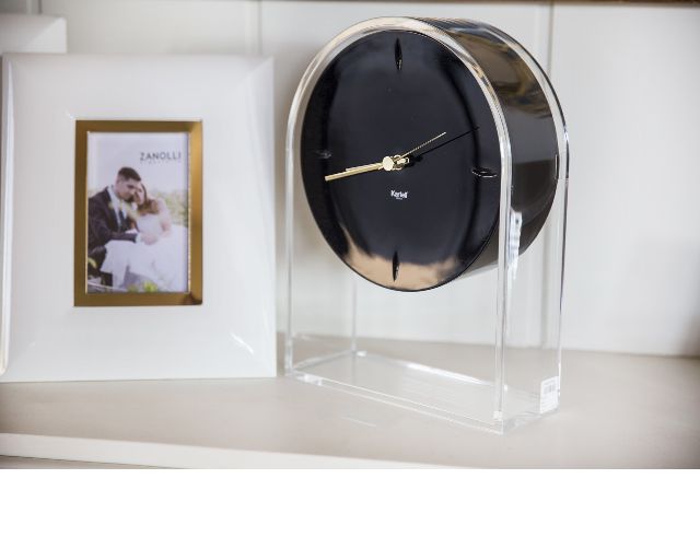 Orologio air du temps nero cristallo
