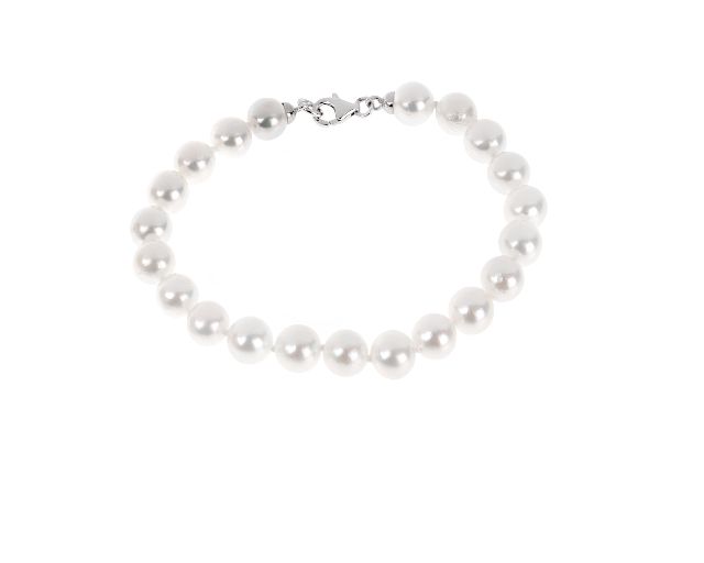 Bracciale oro 750‰ e perle akoya