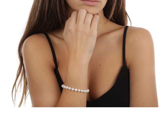 Bracciale Oro 750 E Perle Akoya Selezione Zanolli