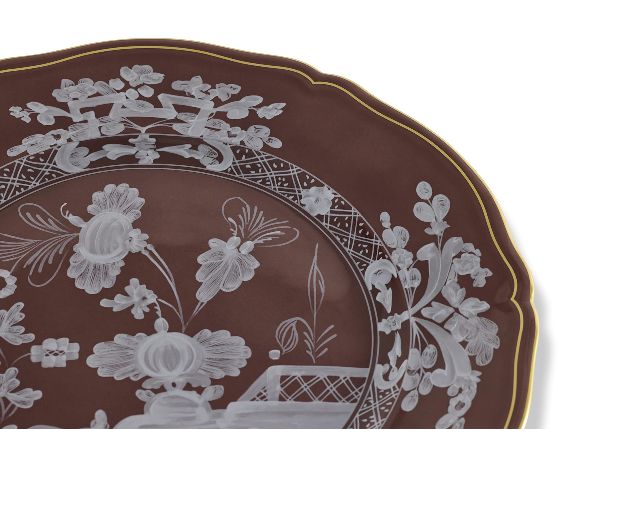 Charger Plate Oriente Italiano Castagn Porcelain Richard Ginori 188332 F00300pt1100310b67