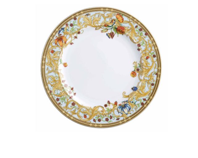 Dinner plate le jardin porcelain