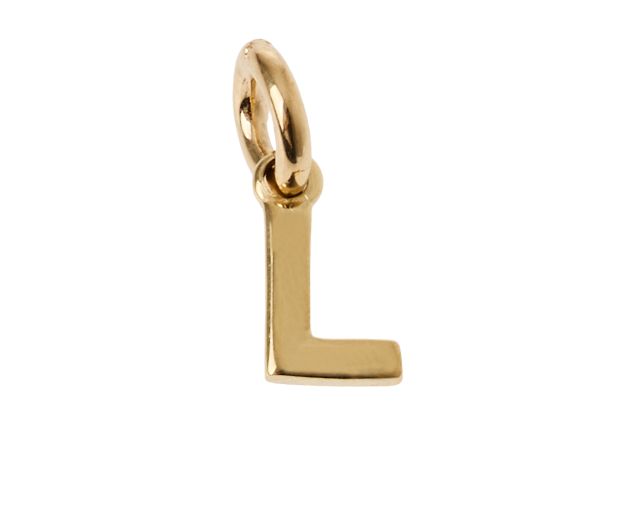 Pendant l letter gold 750‰