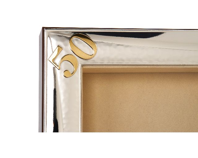 Valet Tray 50 Bilaminated Silver Zanolli 178872 975vtb6503