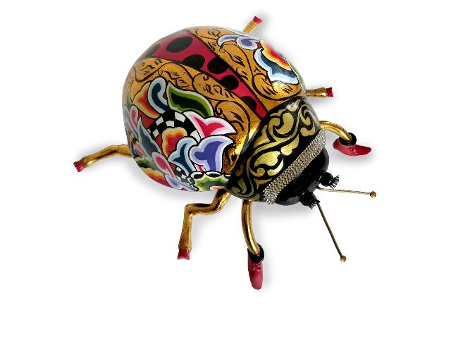 Ladybug lady l hand painted