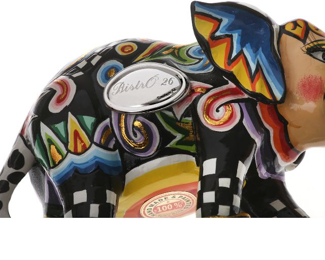 Elephant Miss Baba Hand Painted Toms Drag 49284 753td3003