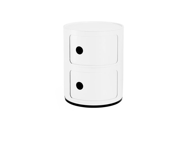 Drawer componibile recycled two elements white
