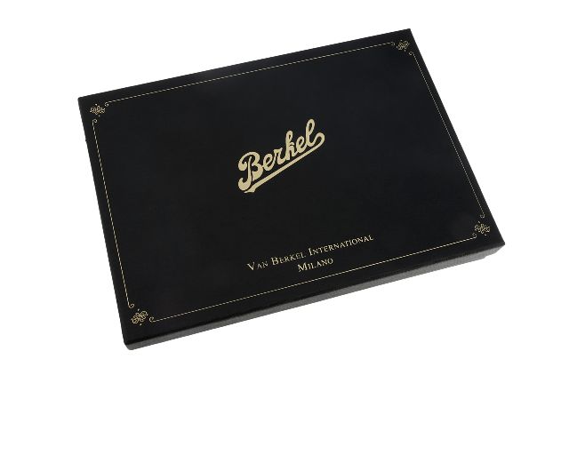 Set 6 Pezzi Coltelli Bistecca Elegance Acciaio Con Manico Rosso Berkel 149703 8406st11srrbl