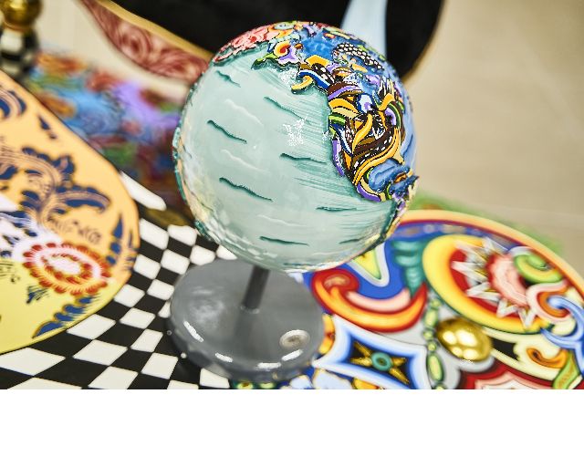 Mappamondo Globe Dipinto A Mano Toms Drag 172339 753td4550