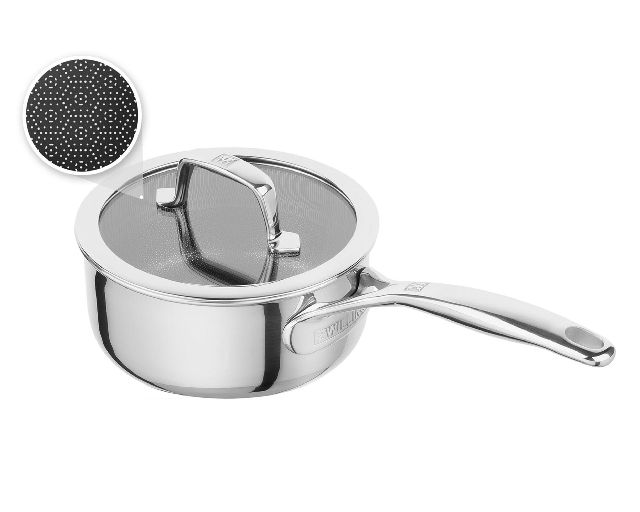Casseruola con coperchio peak acciaio inossidabile antiaderente