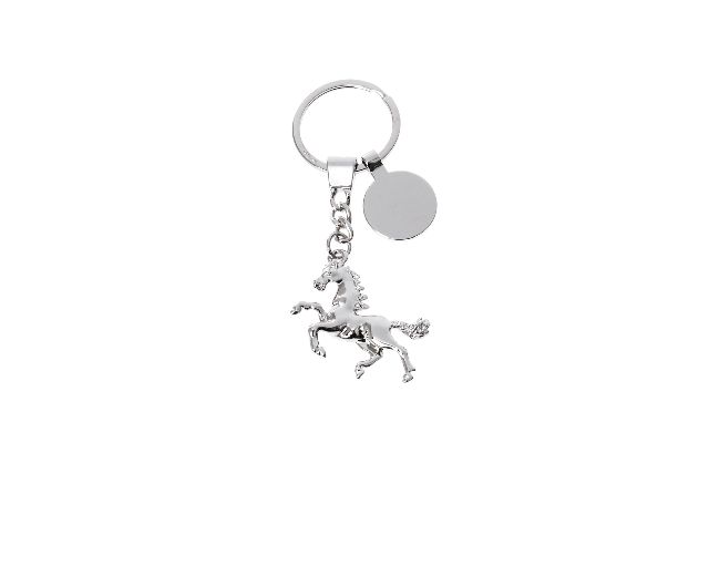 Portachiavi cavallo con targhetta