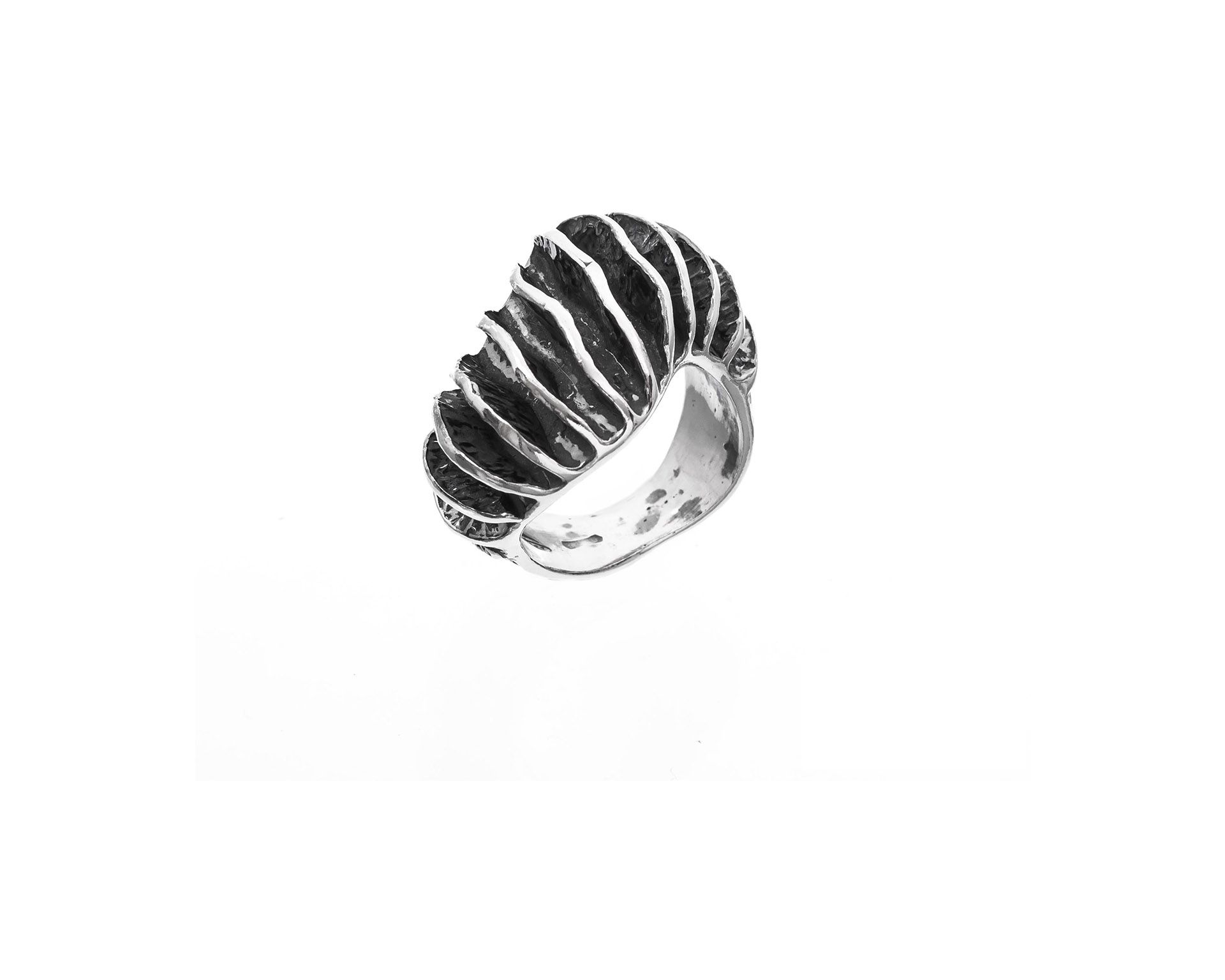 Anello Origami Argento Brunito Selezione Zanolli 158959 922at41416
