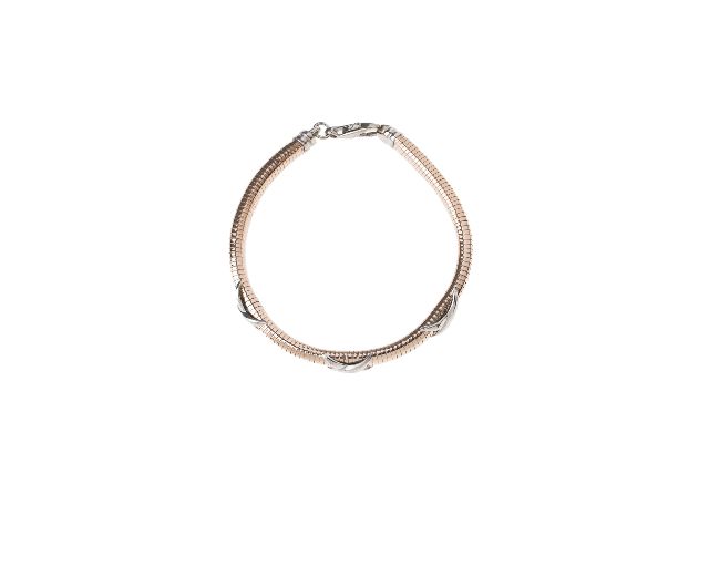 Bracciale Argento Tubogas Con Intarsi Rodiati Selezione Zanolli 164646 834b1841rrh