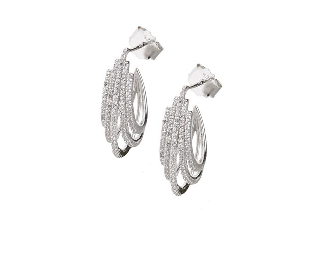 Orecchini argento con cubic zirconia