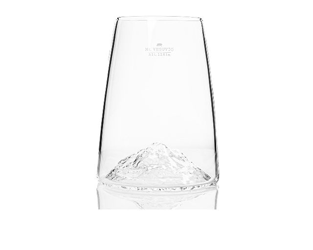 Long Drink Glass Topographic Vesuvio Alaskan Maker 189455 200vdv