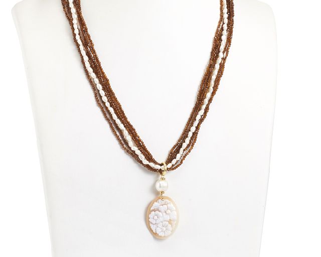Necklace moonlight silver
