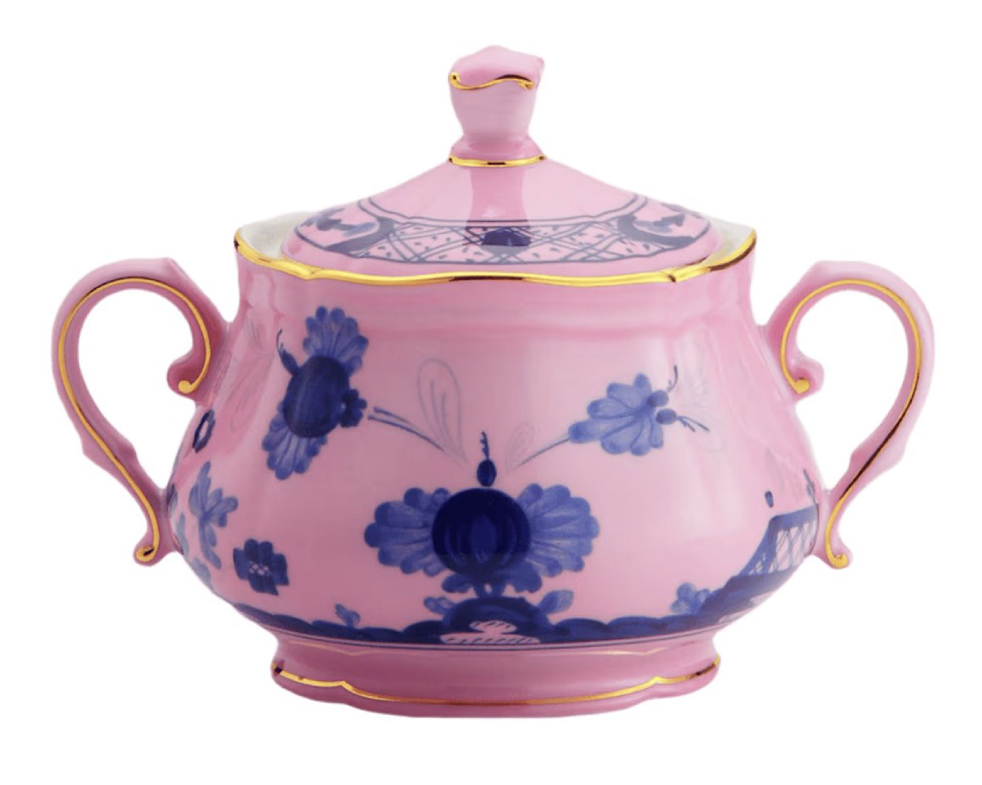 Sugar Bowl Oriente Italiano Azalea Porcelain Richard Ginori 189297 F00300zu0000270a59