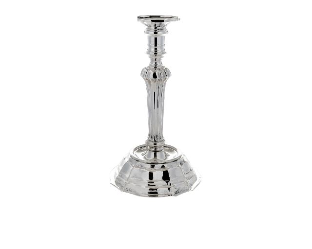 Candlestick silver one flame in 700 style