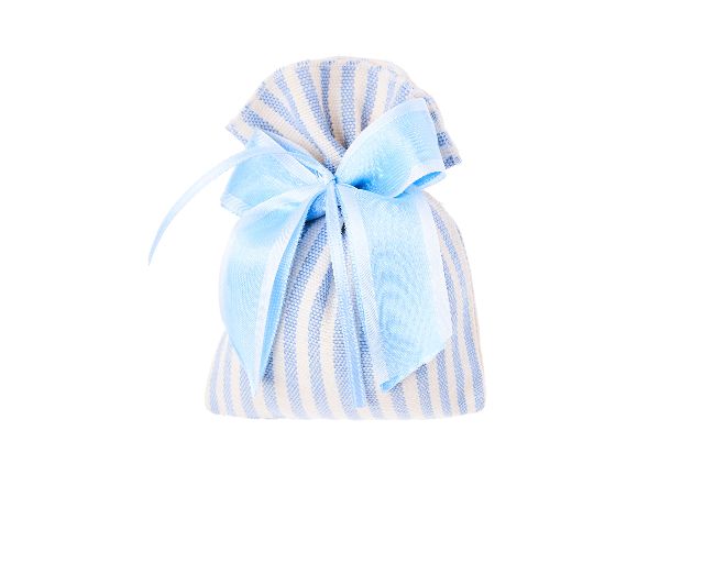 Favor sugared almonds white and blue