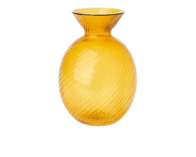 Vaso gemme rigadin vetro di murano te