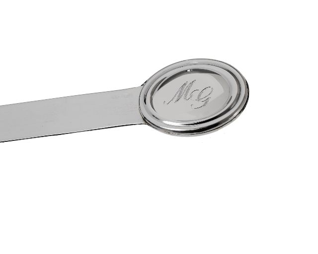 Tagliacarte Argento Con Borchia Ovale Selezione Zanolli