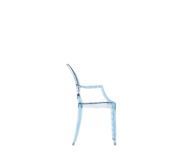 Chair Lou Lou Ghost Light Blue Prince Kartell