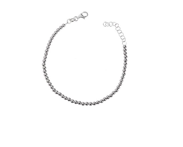 Balls bracelet silver with extension