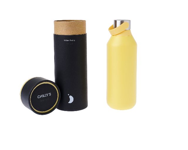 Bottiglia Termica Acciaio Giallo Polline Chillys Bottles 168255 944b500s2pyel