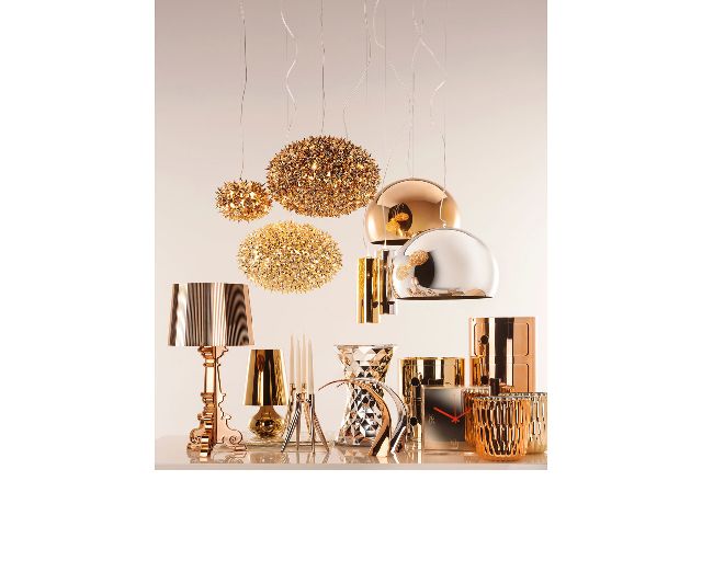 Suspension Lamp Bloom Copper Kartell 148342 90609268rr