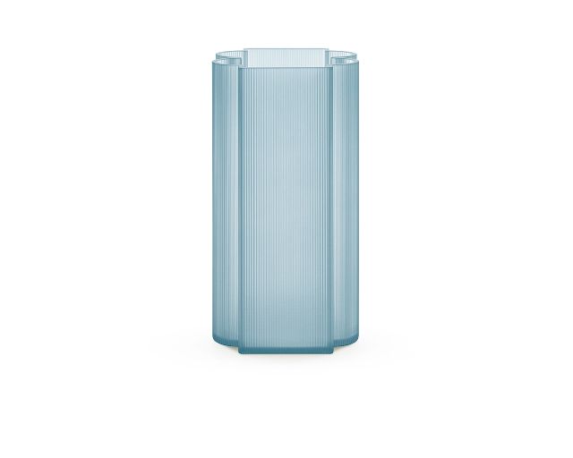 Vase okra blue