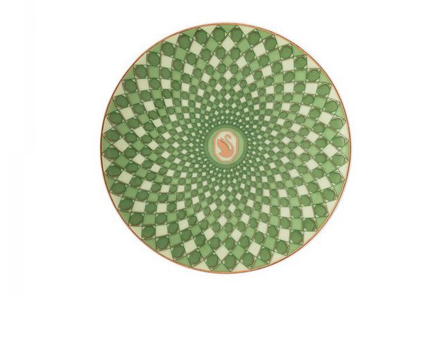 Piattino signum fern porcellana