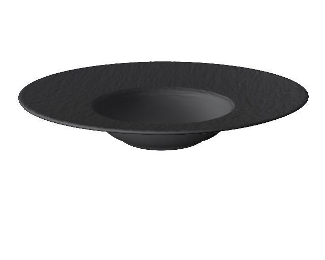 Pasta Plate Manufacture Rock Porcelain Black Villeroy E Boch