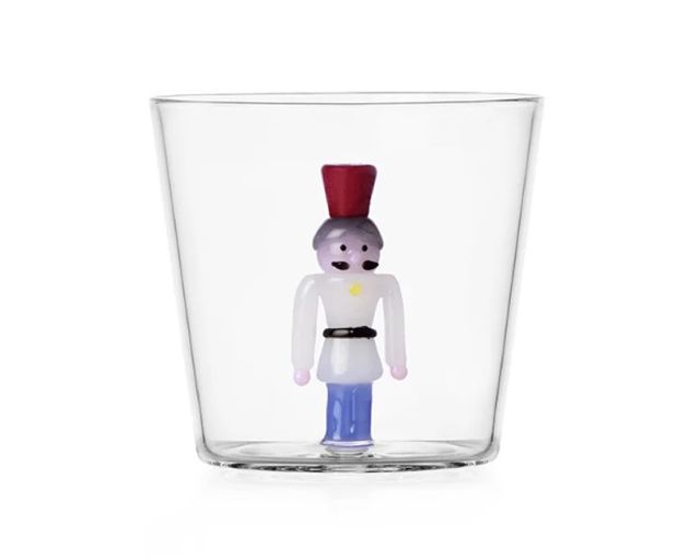 Tumbler glass soldier