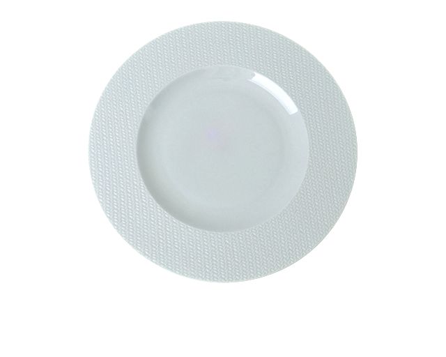 Dinner plate kumi porcelain blue tone