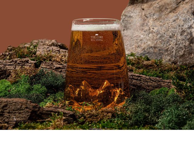 Long Drink Glass Topographic Tre Cime Alaskan Maker 189453 200vdtc