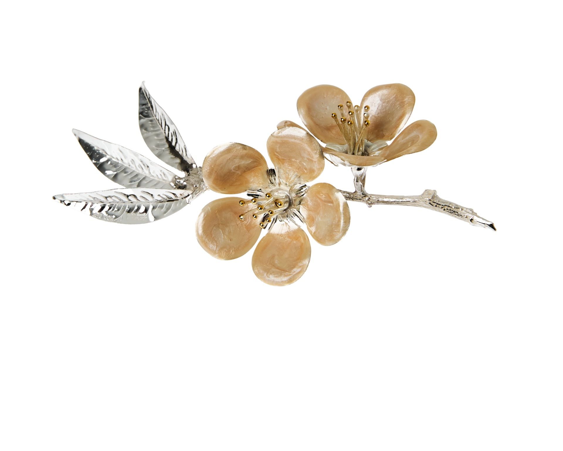 Peach Flower Silver White Selezione Zanolli