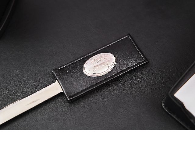 Office Set Bilaminated Silver 5 Pieces Black Selezione Zanolli