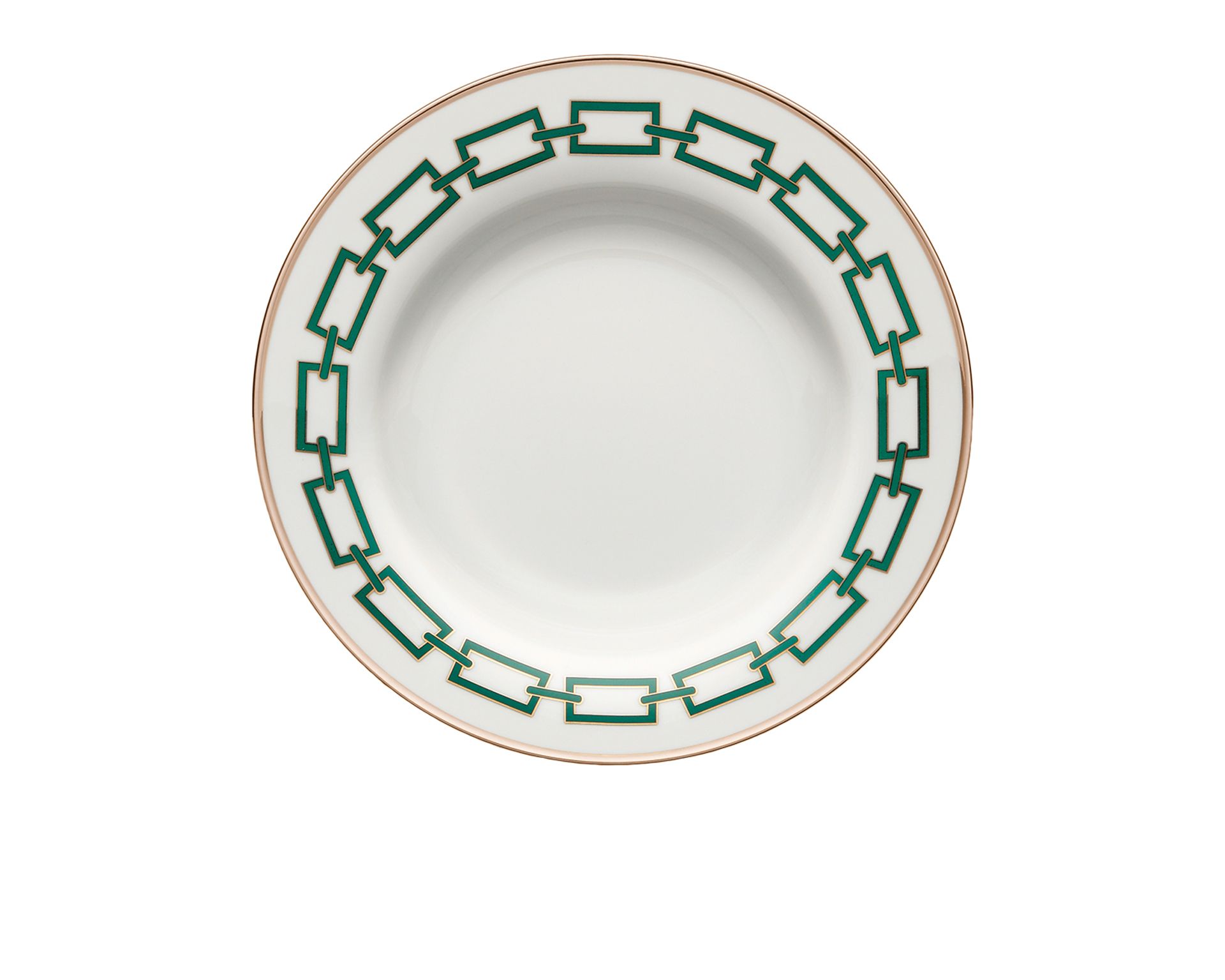 Soup Plate Catene Smeraldo Porcelain Richard Ginori 140350 F00400pt2100245a08