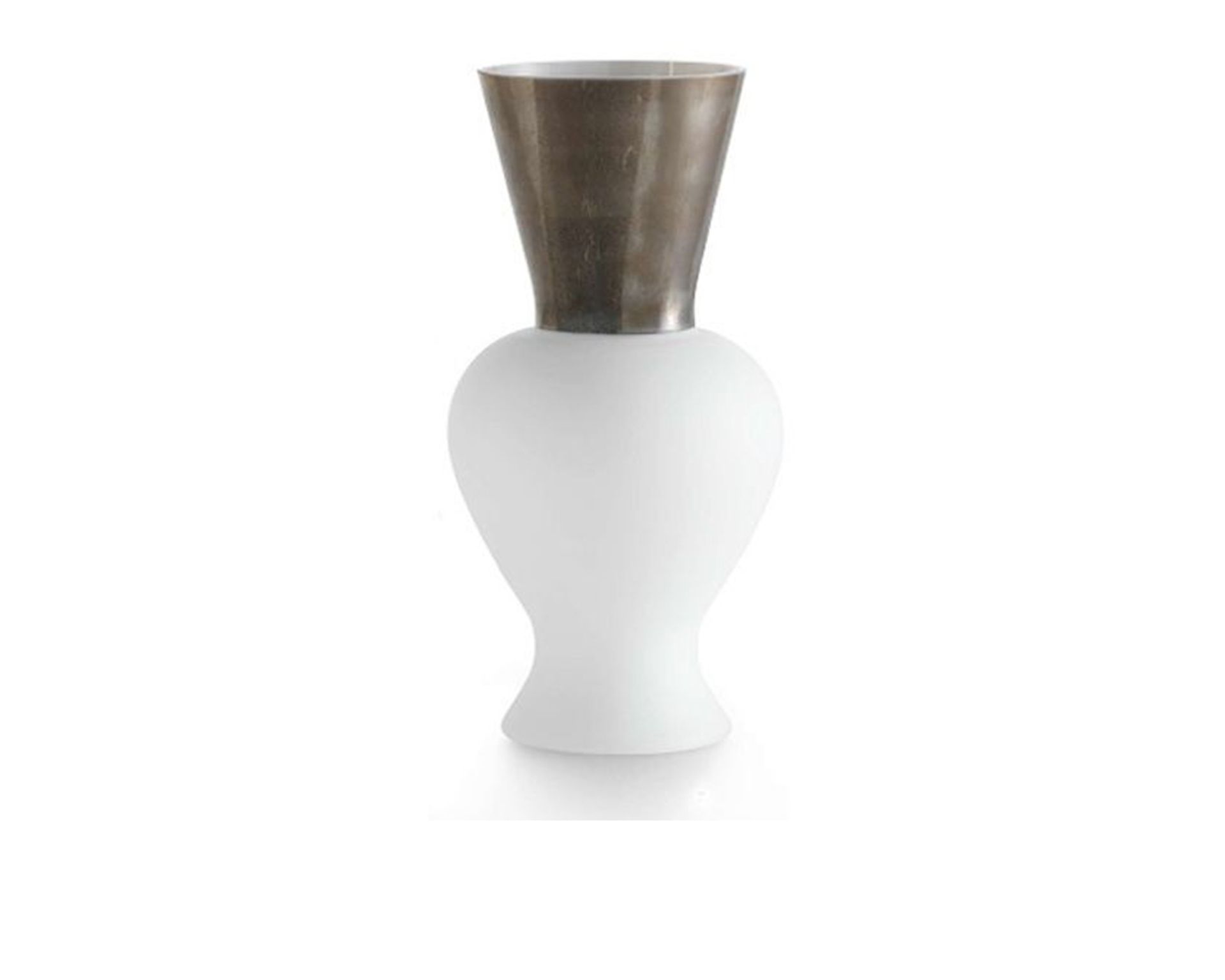 Vaso Re Vetro Di Murano Lattimo Venini 153393 93151513la