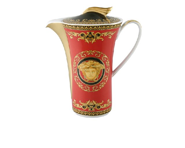 Caffettiera medusa porcellana