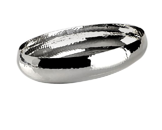 Oval bowl silver plated