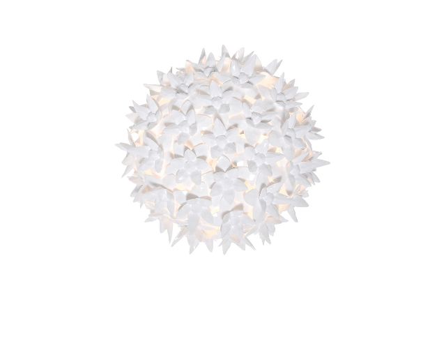 Lampada sospensione bloom bianca