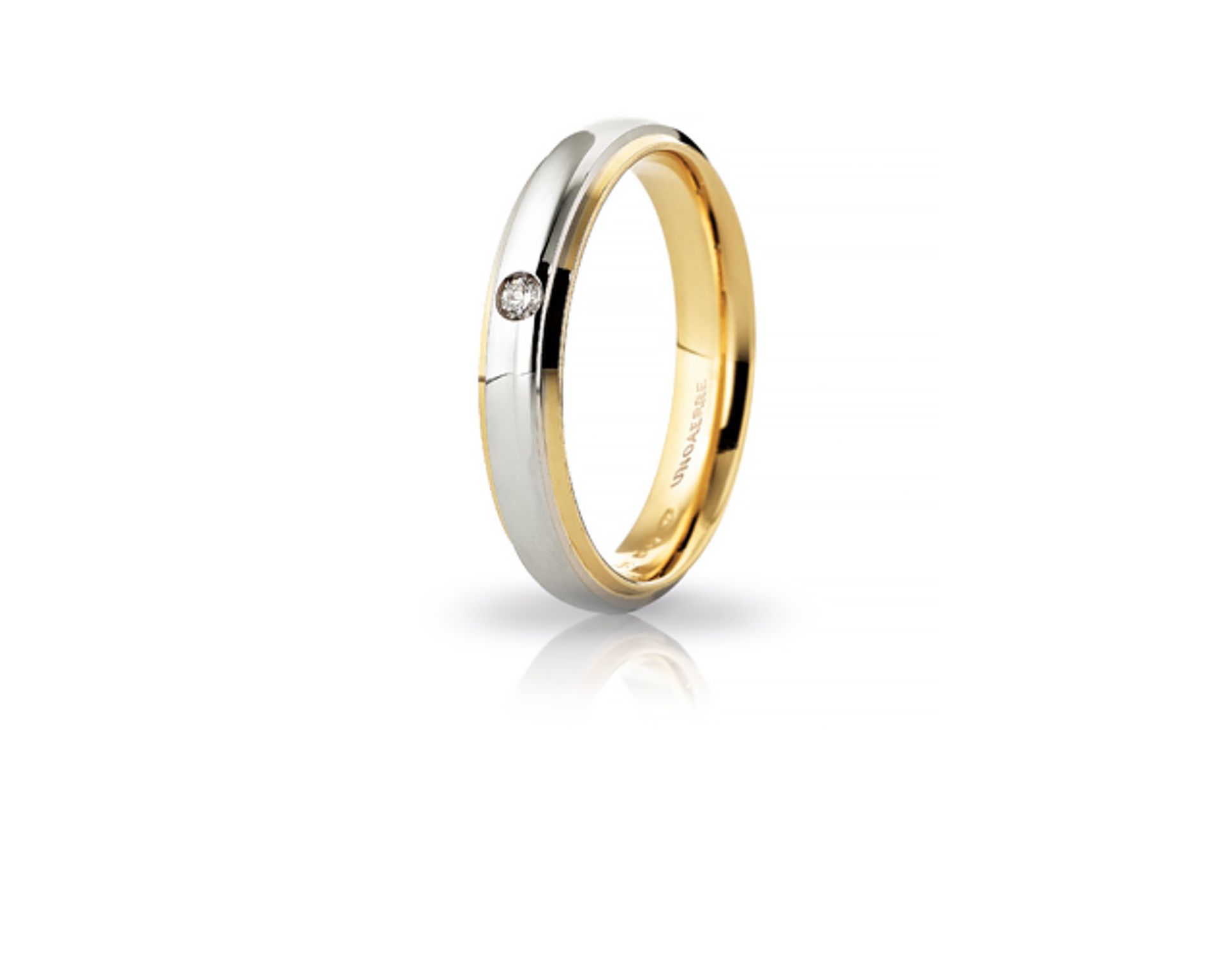 Fede Cassiopea Oro 750 Con Diamante Unoaerre 155088 78670afc282001
