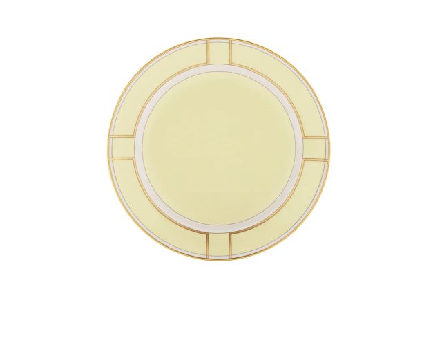 Piatto dessert diva porcellana giallo