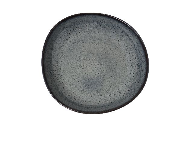 Flat bowl lave gris