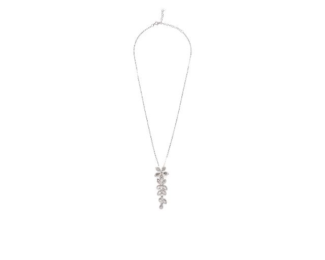 Collana luce argento con cubic zirconia