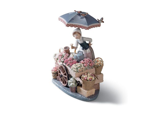 Flowers of the season porcelain