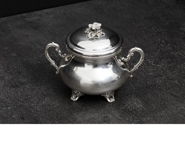 Sugar bowl silver 207 grammi