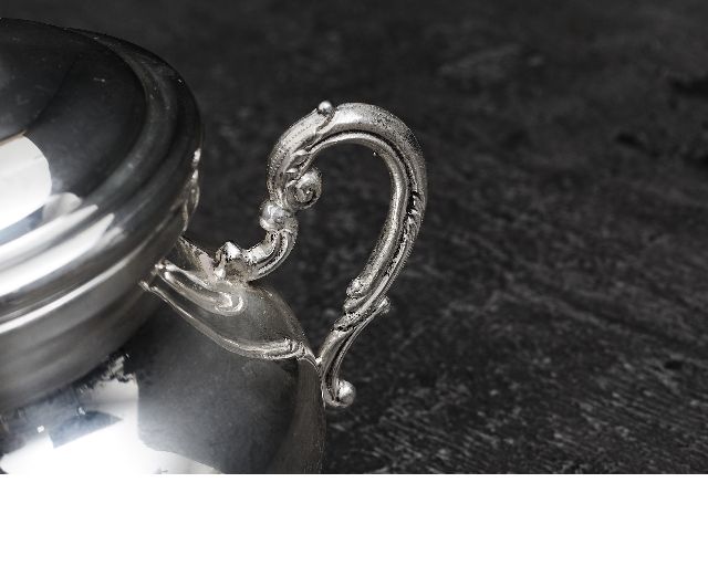Sugar Bowl Silver Zanolli Vintage 185346 Us0007034