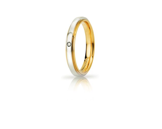 Wedding ring cassiopea gold 750‰ with diamond