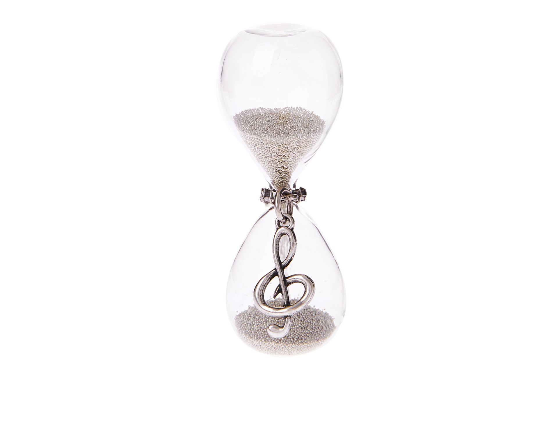 Clessidra Chiave Di Violino Con Sabbia Argento E Scatola Regalo Selezione Zanolli 174340 912mz23704